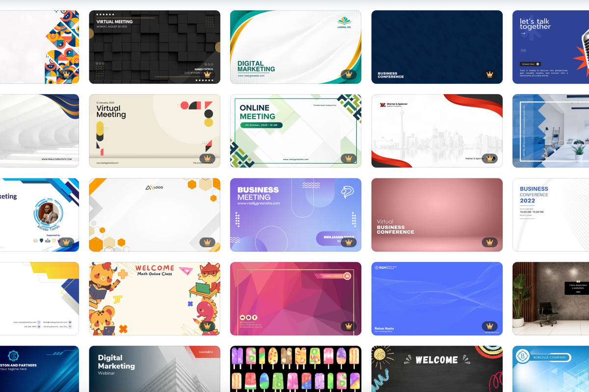 Ilustrasi cara buat background zoom di Canva