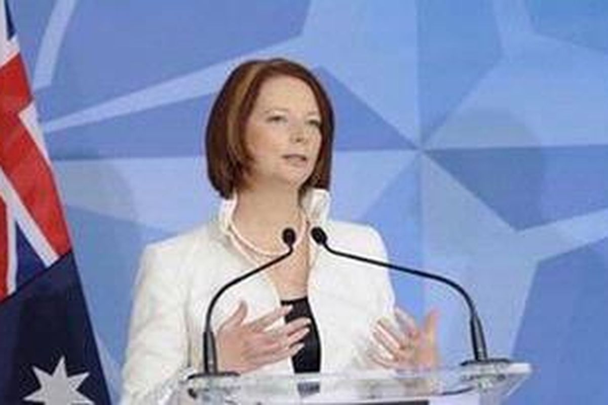 Perdana Menteri Australia, Julia Gillard.