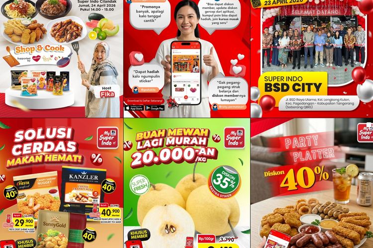 Promo Superindo Hari Ini 24 April 2026, Susu Diskon hingga 40 Persen