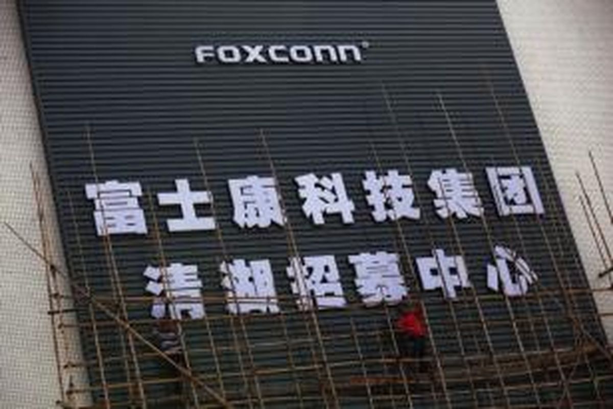 Ilustrasi pabrik Foxconn