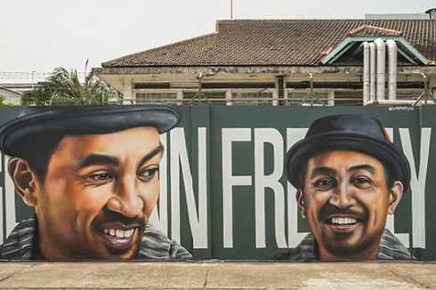 Mural Glenn Fredly di M Bloc Space, Mutia Ayu: Ini Adalah Salah Satu Kado Terindah