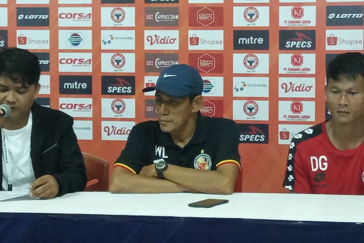 Tim Semen Padang jumpa pers usai lawan Bhayangkara FC