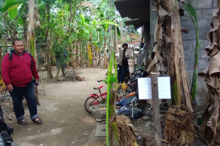 Rumah terduga teroris di Pleret, Bantul.