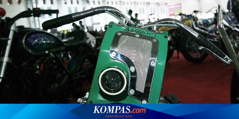 Tren Lampu Depan Motor di Kustomfest 2017