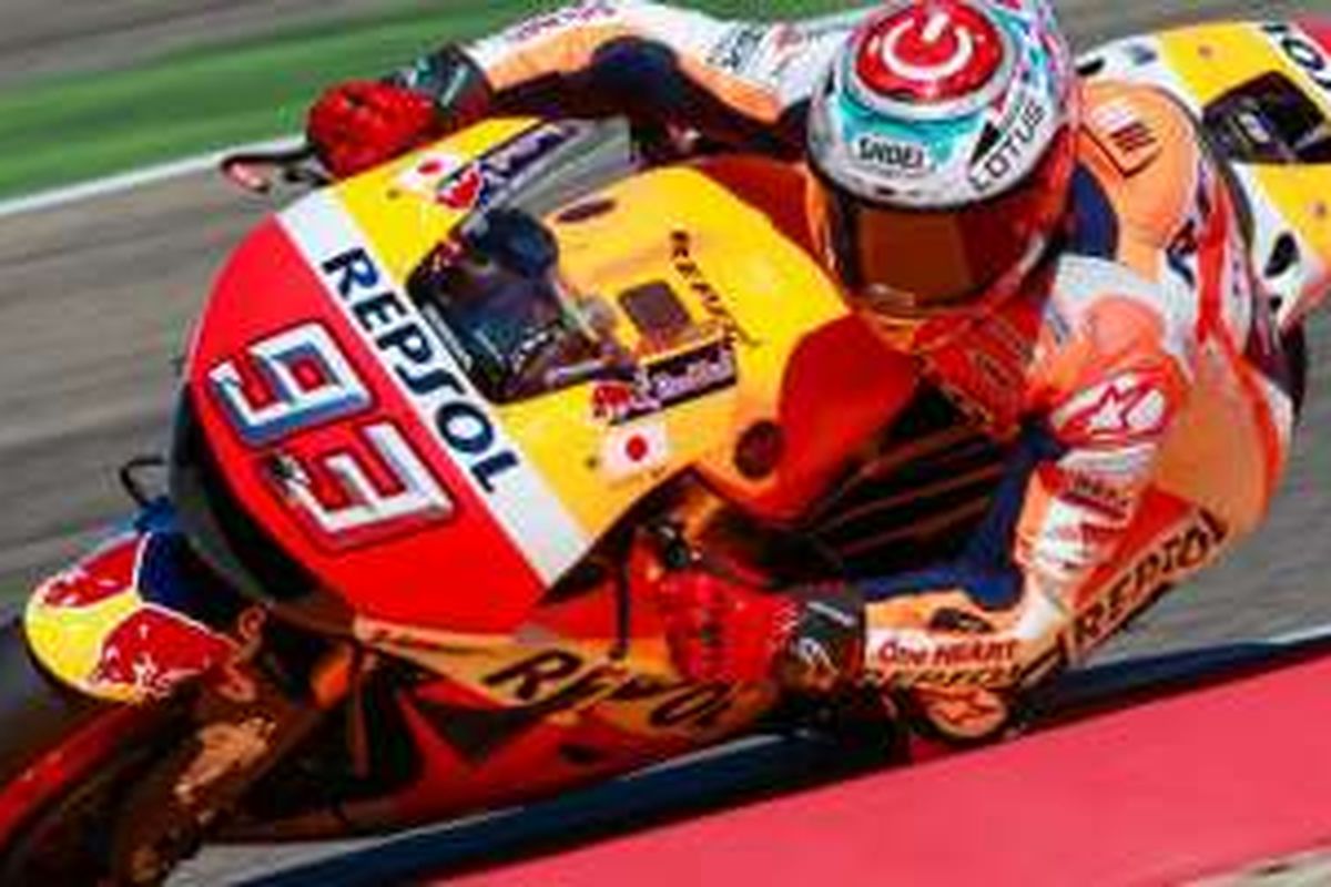 Marc Marquez berhasil memenangi MotoGP Aragon 2016.