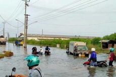 Diguyur Hujan 4 Jam, Jalan Kaligawe Semarang Terendam Banjir