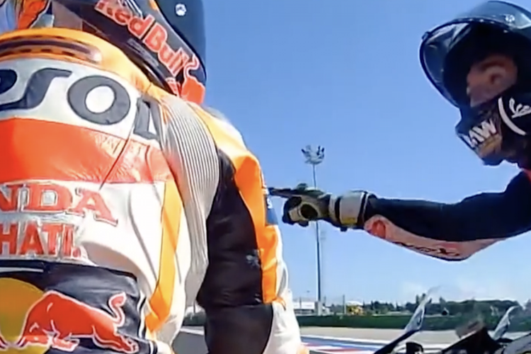 Aleix Espargaro dan Pol Espargaro saling bersitegang pada MotoGP San Marino 2021