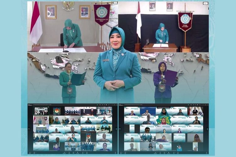 Ketum TP PKK Lantik Ketua TP PKK dan Ketua Tim Pembina Posyandu Jabar, Tekankan Penguatan Kelembagaan
