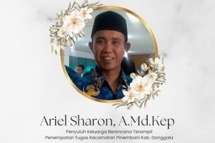 Ungkapan duka cita atas berpulangnya Aril Sharon Huma, ASN BKKBN yang berpulang saat bertugas di Desa Palentuma, Kecamatan Pinembani, Kabupaten Donggala, Sulawesi Tengah.