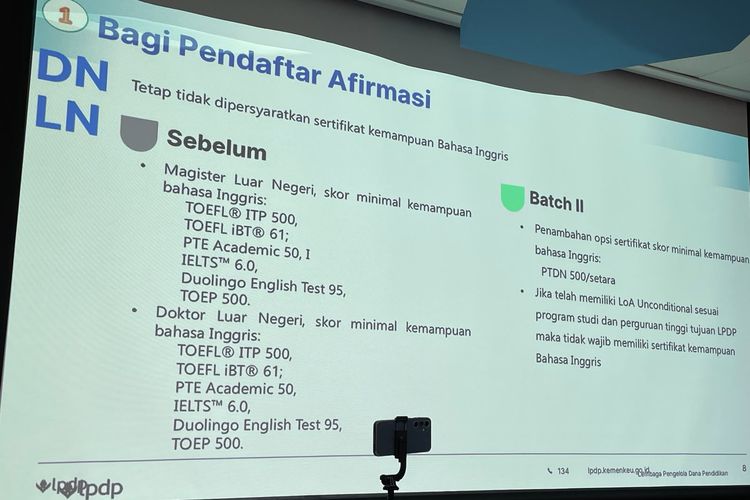 Mengapa LPDP Tak Wajibkan Sertifikat Bahasa Inggris bagi Pendaftar yang Punya LoA?