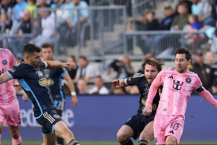 Hasil Philadelphia Union Vs Inter Miami 3-3: Gol Messi, The Herons Amankan Hasil Seri