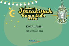 Jadwal Imsak dan Buka Puasa di Kota Jambi Hari Ini, 20 April 2022