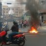 Jalan Kejaksaan Medan Lumpuh Total, Aksi Massa Demo DPRD Sumut Ricuh Bakar Ban