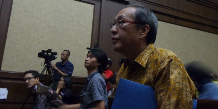 Made Oka Masagung saat bersaksi di Pengadilan Tipikor Jakarta, Senin (22/1/2018).
