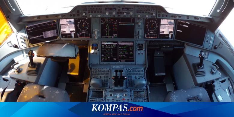 Mengintip Canggihnya Kokpit Pesawat Airbus A350 Xwb Halaman All Kompas Com