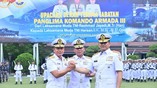 Sertijab Pangkoarmada III dan Wanti-wanti Tahun Politik 2024 