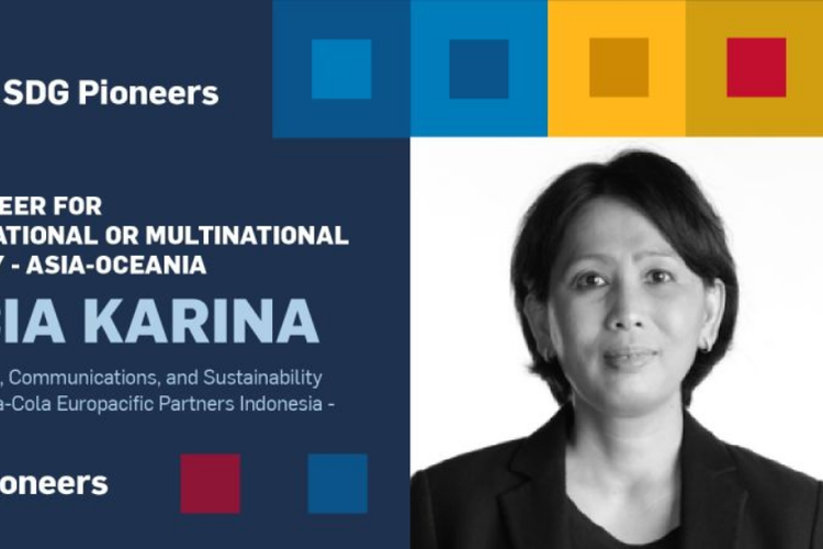 Lucia Karina terpilih sebagai SDG 2024 mewakili kategori Perusahaan Besar Skala Nasional atau Multinasional.
