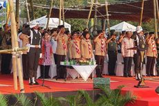 Jokowi Hadiri HUT ke-58 Pramuka di Cibubur, Megawati Ikut Serta