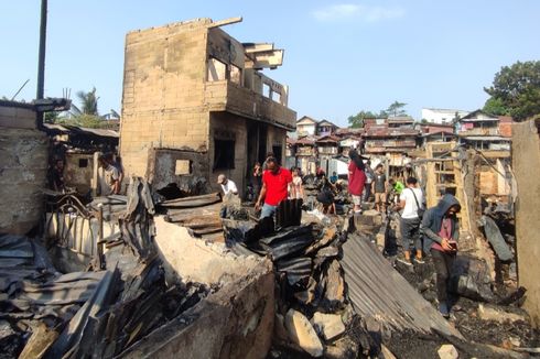 Kebakaran Permukiman Padat di Manggarai Diduga Akibat Korsleting