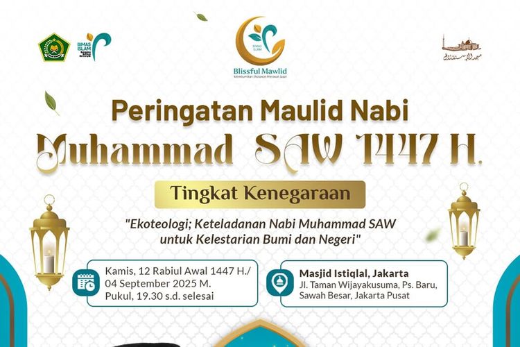 Tema Maulid Nabi 2025: Ekoteologi dalam Keteladanan Nabi Muhammad SAW