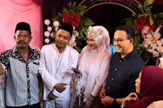 Momen Anies Mampir Kondangan Warga Muara Baru sebelum ke Halalbihalal PKL dan JRMK di Jakut