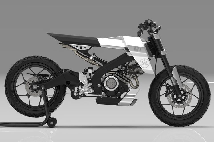 Pap N Mam Modified asal Semarang, Jawa Tengah, yang saat ini tengah menyelesaikan motor custom Yamaha XSR155 dengan konsep ?Modern Flat Track.?