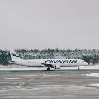 Ilustrasi pesawat milik maskapai penerbangan Finlandia, Finnair.