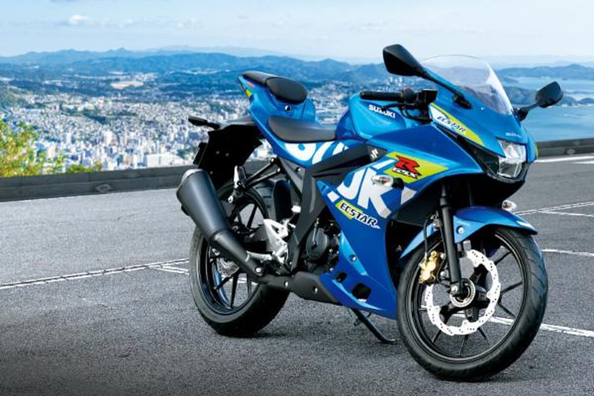 Ilusrasi Suzuki GSX-R125 untuk pasar Eropa.