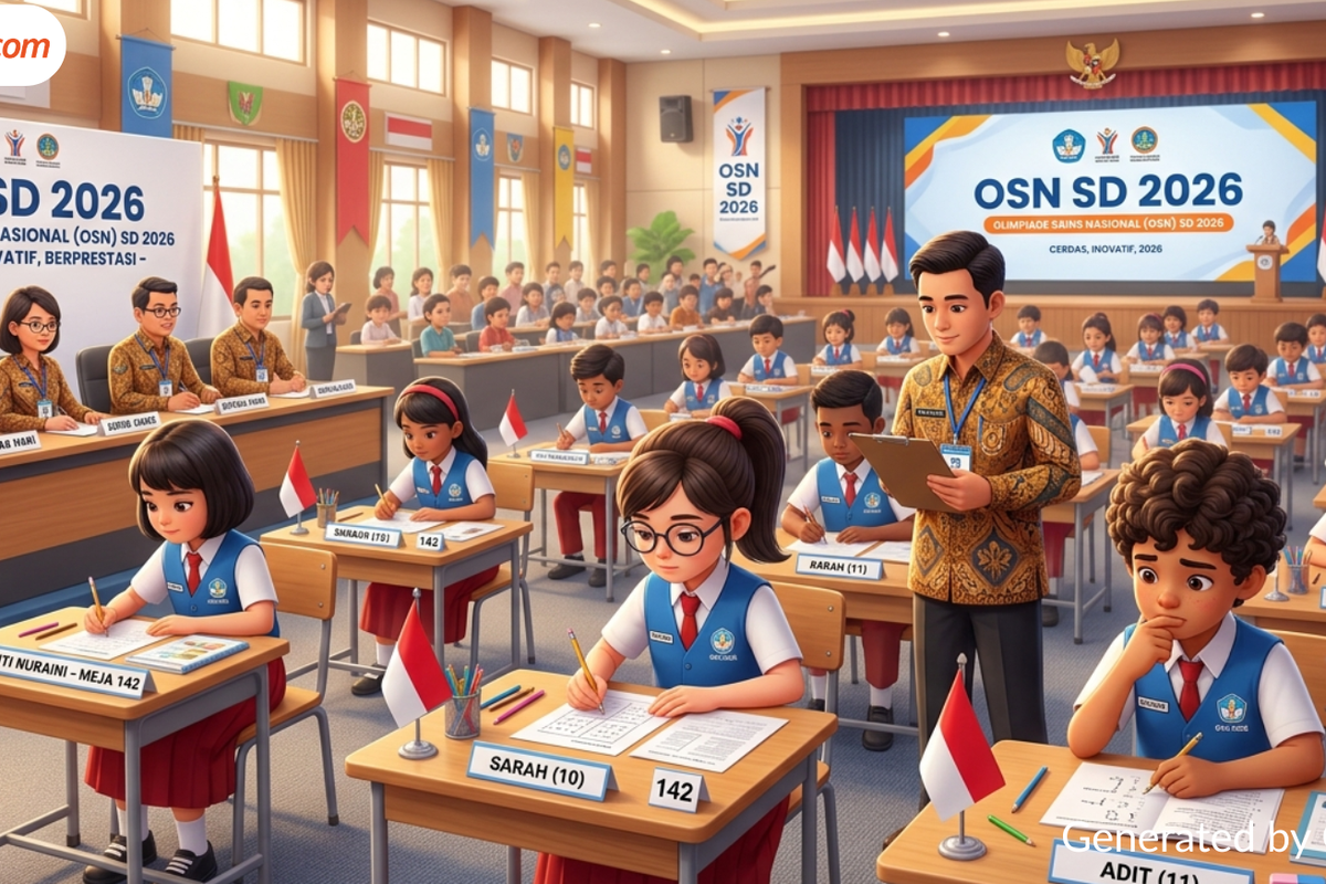 Ilustrasi 50 Contoh Soal OSN IPS SD 2026 dan Kunci Jawaban