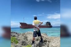 Kapal Terbakar dan Terdampar di Wakatobi, Polisi: Kami Sudah Menghubungi Owner-nya