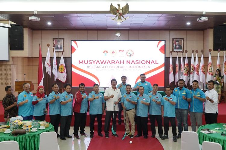 Pengurus Pusat Asosiasi Floorball Indonesia (AFI) 2023 melakukan Musyawarah Nasional Luar Biasa (Munaslub) di Universitas Negeri Jakarta (UNJ) pada 14 September 2023 di Aula Latief Hendraningrat, Kampus UNJ, Jakarta.