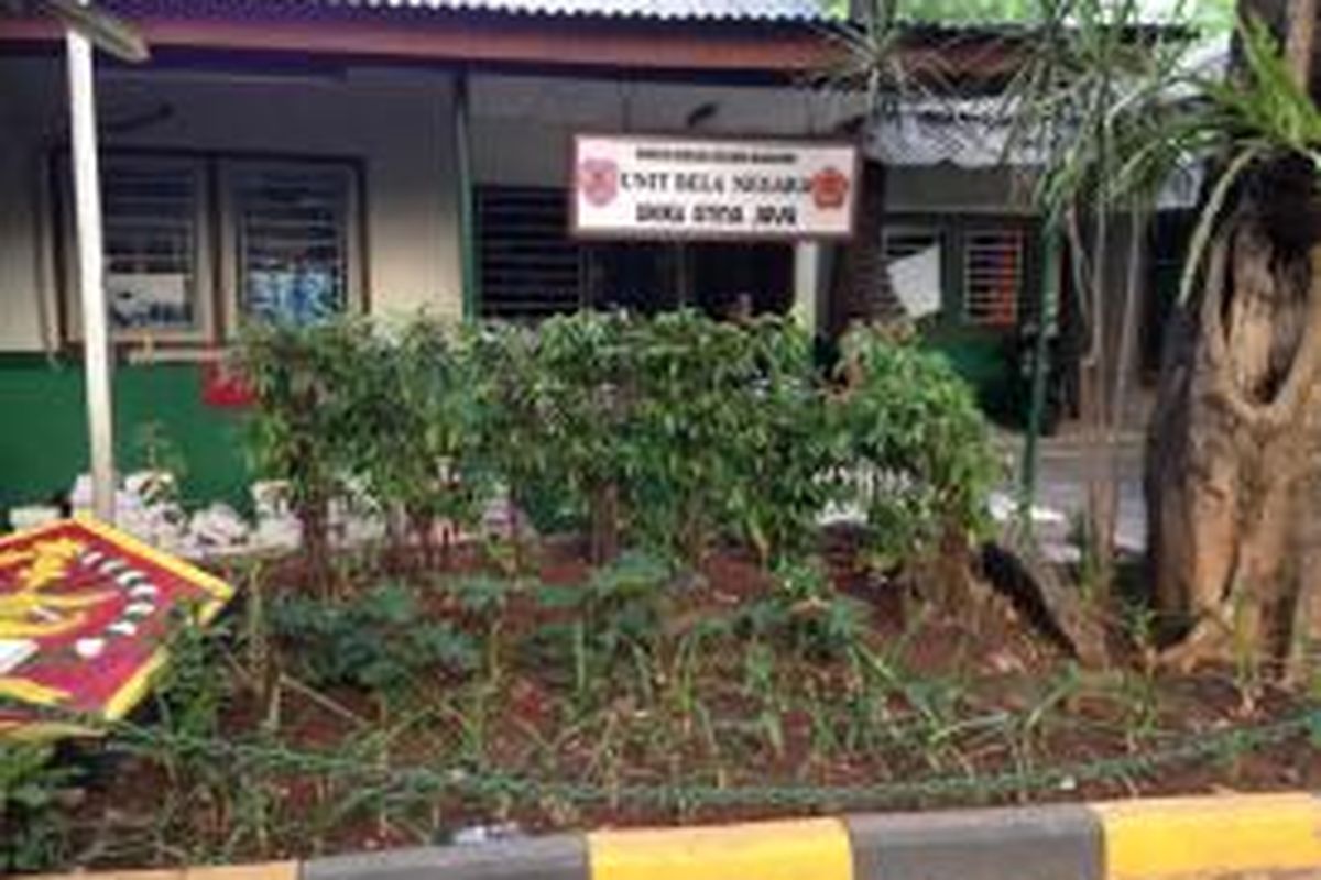 Pos Unit Bela Negara atau Menwa di Universitas Katolik (Unika) Atmajaya, Jakarta. 