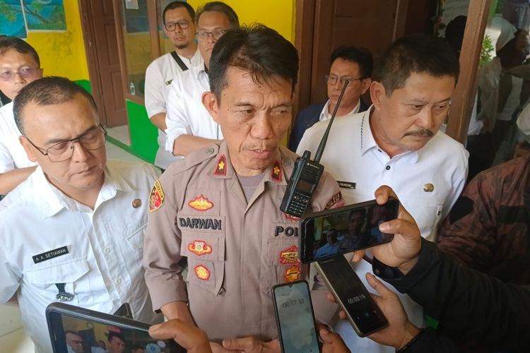Kapolsek Padalarang Kompol Darwan saat ditemui di SDN 1 Cimerang, Bandung Barat, Rabu (11/10/2023).