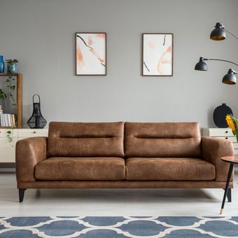 Ilustrasi sofa kulit