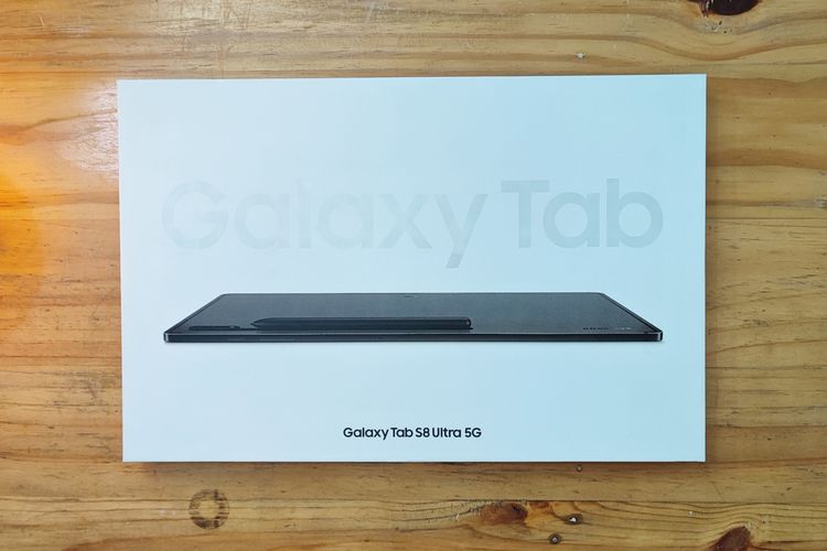 Kotak penjualan Samsung Galaxy Tab S8 Ultra.