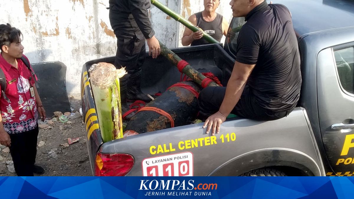 Benda Diduga Bom Udara 100 Kg di Blitar Diangkat dari Sungai Setelah 6 Jam