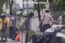 Video Viral Pengendara Tertimpa Baliho Caleg di Jalan Daan Mogot, Bawaslu Telusuri