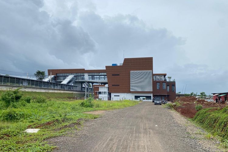 Stasiun Jatake di Kawasan Bumi Serpong Damai (BSD) yang ditargetkan beroperasi Januari 2026.