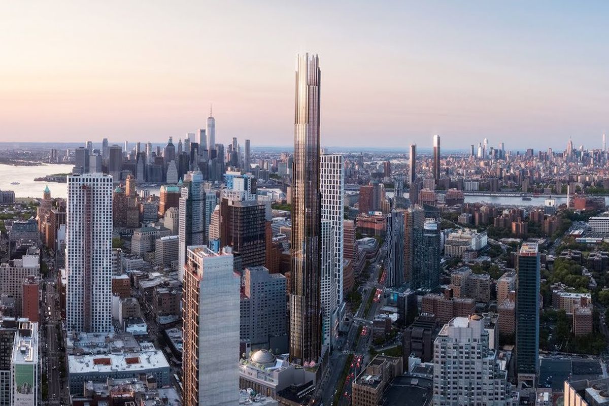 Gedung pencakar langit setinggi 325 meter, 9 DeKalb , kini tengah dibangun di Brooklyn, New York. Gedung ini dirancang oleh firma arsitektur Manhattan, SHOP Architects.