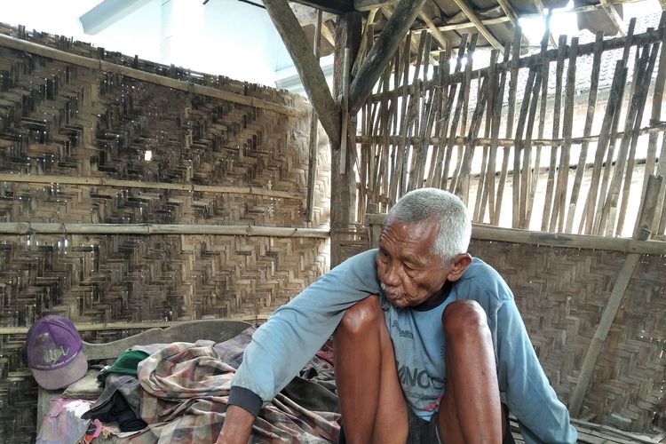 Kisah Pilu Kakek Darno yang Lumpuh dan Tunawicara, Hidup Sebatang Kara di Gubuk Reyot