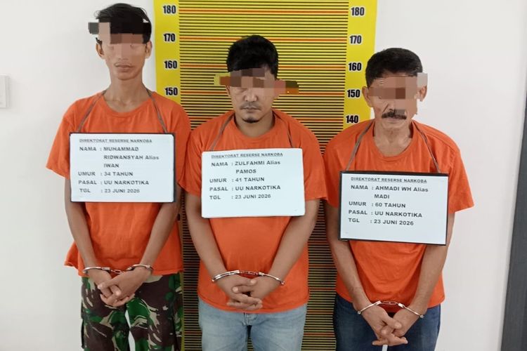 Beraksi di Pos Ronda, Komplotan Pengedar Sabu di Medan Diringkus