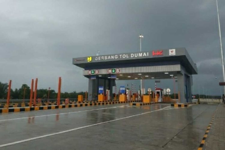 Gerbang Tol Pekanbaru-Dumai. Dok Pemprov Riau