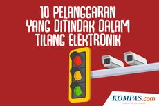 INFOGRAFIK: 10 Pelanggaran yang Ditindak dalam Tilang Elektronik