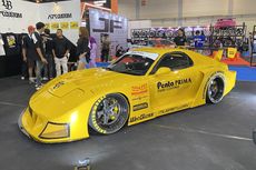 Mazda RX-7 Tampil Agresif Pakai Wide Bodykit Liberty Walk