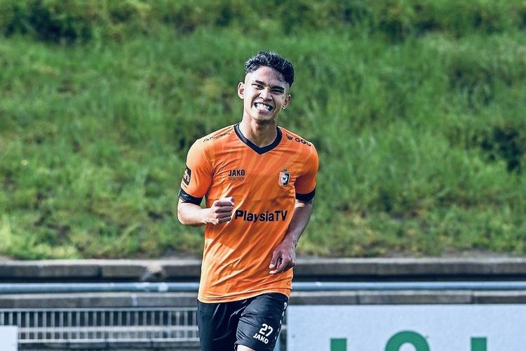 Pemain Indonesia Marselino Ferdinan yang bermain di Liga Belgia bersama KMSK Deinze.