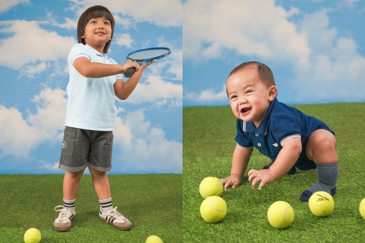 Koleksi baju anak dari merek lokal Fluffy.