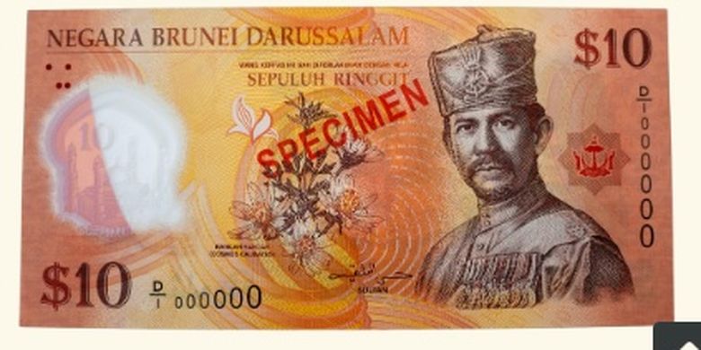 Nama lain mata uang negara Brunei Darussalam adalah ringgit Brunei.