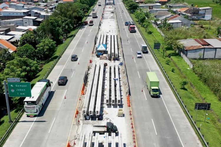 Jasa Marga Kebut Pelebaran Tol Surabaya-Gempol, Progres 81 Persen