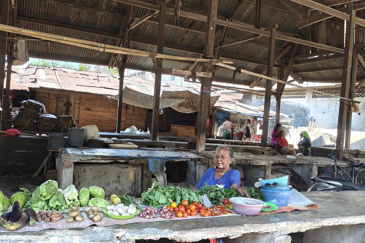 Sunyi di Pasar Kerung-Kerung Makassar, Pedagang Jualan Seharian Dapat Rp 20.000
