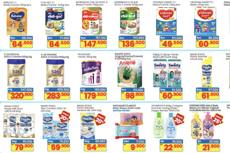 Promo Indomaret Hari Ini 26 Oktober 2026, Banyak Diskon Susu dan Kebutuhan Balita